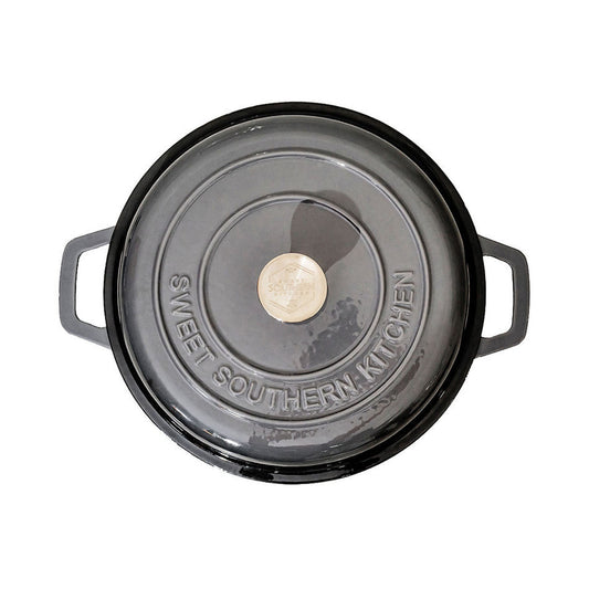 6 Piece Enamel Coated Cast Iron Cookware Set